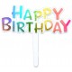PICK TOPPER HAPPY BIRTHDAY PVC ARCOIRIS