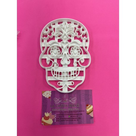 CORTADOR CON MARCADOR CATRINA CALAVERA MEXICANA GRANDE