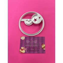 CORTADOR MEDIA LUNA CUTE Y ESTRELLAS