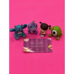 SET 4 FIGURAS MONSTRUOS SA CUTE