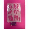 STENCIL HISTORIA AMOR FAMILA