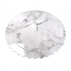 DISCO EXTRA FUERTE MARMOL BLANCO 20 CM ONDAS