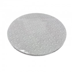 BASE REDONDA SUELO METAL CHAPA 25 CM