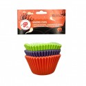 75 CAPSULAS CUPCAKE HALLOWEEN NARANJA MORADO VERDE PASTRY COLOURS
