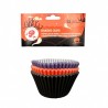 75 CAPSULAS CUPCAKE BRUJA NEGRO MORADO NARANJA PASTRY COLOURS