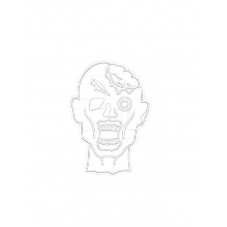 CORTADOR CON MARCADOR ZOMBIE HALLOWEEN