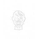 CORTADOR CON MARCADOR ZOMBIE HALLOWEEN