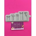 MOLDE SILICONA CAJAS DE REGALO