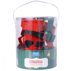 SET 12 CORTADORES NAVIDAD BOTE PME