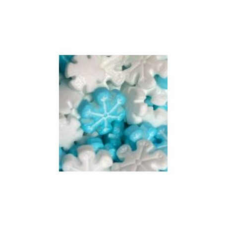 SPRINKLES COPOS DE NIEVE BLANCOS Y AZULES 3D BOTE
