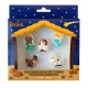 SET 5 DECORACIONES AZUCAR NACIMIENTO PORTAL DE BELEN 3D NAVIDAD DECORA
