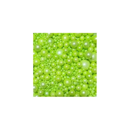SPRINKLES PERLAS MIX VERDE ULTRA BRILLANTES BOTE
