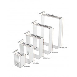 SET 5 CORTADORES RECTANGULARES