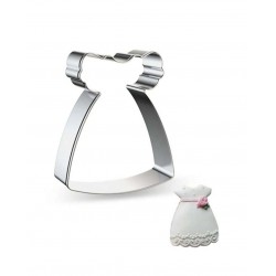 CORTADOR VESTIDO COMUNION CON MANGA CORTA LCD