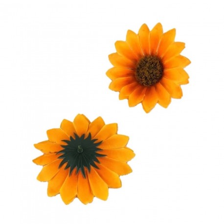 PACK 2 GIRASOLES GRANDES 10 CM DECORACION