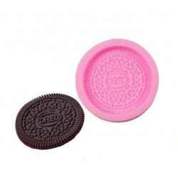 MOLDE SILICONA GALLETA OREO