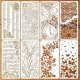SET 8 STENCIL GRANDES MIX DECOR