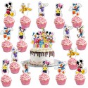 SET TOPPER DISNEY HAPPY BIRTHDAY TARTA Y CUPCAKES