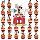 SET TOPPER MICKEY MOUSE DISNEY HAPPY BIRTHDAY TARTA Y CUPCAKES