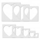 SET 8 STENCIL CORAZONES