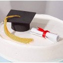 TOPPER GORRO GRADUACION Y DIPLOMA
