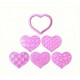 SET CORTADOR CON 5 MARCADORES CORAZON AMOR SAN VALENTIN