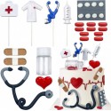 SET TOPPERS ENFERMERIA Y MEDICOS PVC