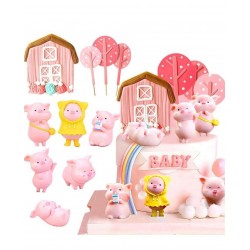 SET 10 FIGURAS PVC CERDITOS