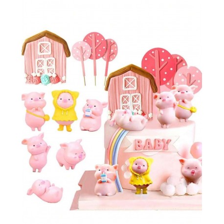 SET 10 FIGURAS PVC CERDITOS