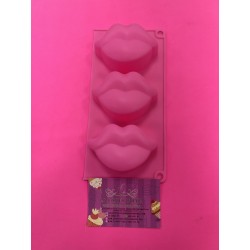 MOLDE SILICONA 3 LABIOS 3D