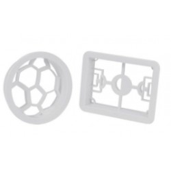 SET 2 CORTADORES BALON DE FUTBOL Y CAMPO