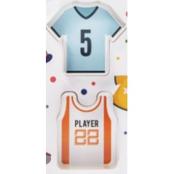 SET 2 CORTADORES CAMISETA FUTBOL Y BALONCESTO