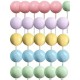 PACK 10 BOLAS O BURBUJAS TOPPER DECORACION MIX PASTEL 1 TAMAÑO