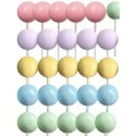 PACK 10 BOLAS O BURBUJAS TOPPER DECORACION MIX PASTEL 1 TAMAÑO