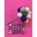SET 8 GLOBOS TOPPER DECORACION MULTICOLOR