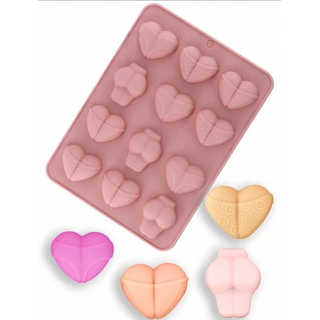 MOLDE SILICONA CULOS Y TANGAS