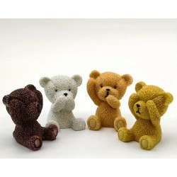 SET 4 TOPPER 3D OSITOS