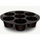 MOLDE SILICONA PROFESIONAL 7 CILINDROS MINI FLAN