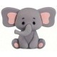 TOPPER 3D ELEFANTITO ROSA