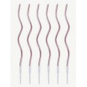 PACK 6 VELAS ESPIRAL ROSA