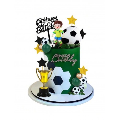 SET DECORACIONES FUTBOL 3D COMPLETO
