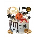 SET DECORACIONES BALONCESTO 3D COMPLETO