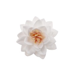 PACK 3 FLORES LOTO BLANCO OBLEA 3D