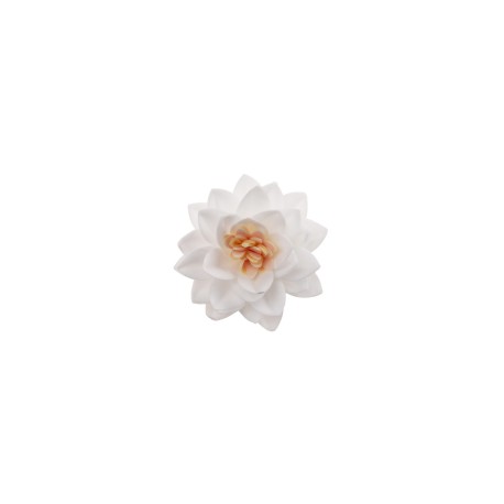 PACK 3 FLORES LOTO BLANCO OBLEA 3D
