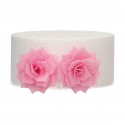 PACK 4 FLORES ROSALIA COLORES OBLEA 3D