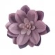 FLOR GIGANTE WATER LILY MORADA OBLEA 3D DEKORA