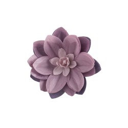 FLOR GIGANTE WATER LILY MORADA OBLEA 3D DEKORA