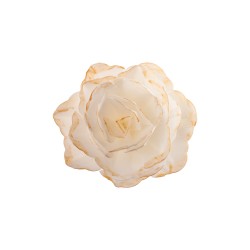 FLOR GIGANTE BORDE DORADO OBLEA 3D DEKORA