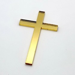 TOPPER CRUZ ORO MINI PLANO