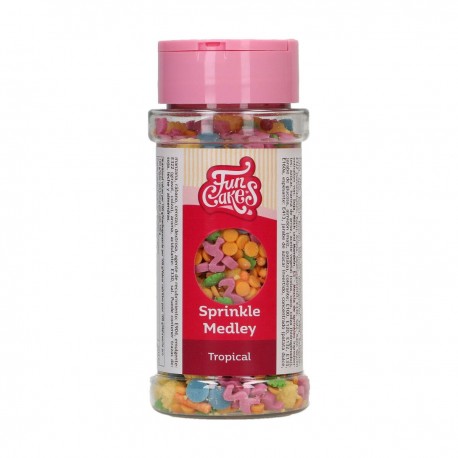 SPRINKLES TROPICAL MEDLEY 65 GR FUNCAKES